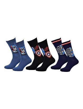 Calcetines Pack Regalo Hombre MARVEL AVENGERS - Pack de 3