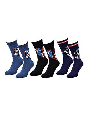 Calcetines Pack Regalo Hombre MARVEL AVENGERS - Pack de 3