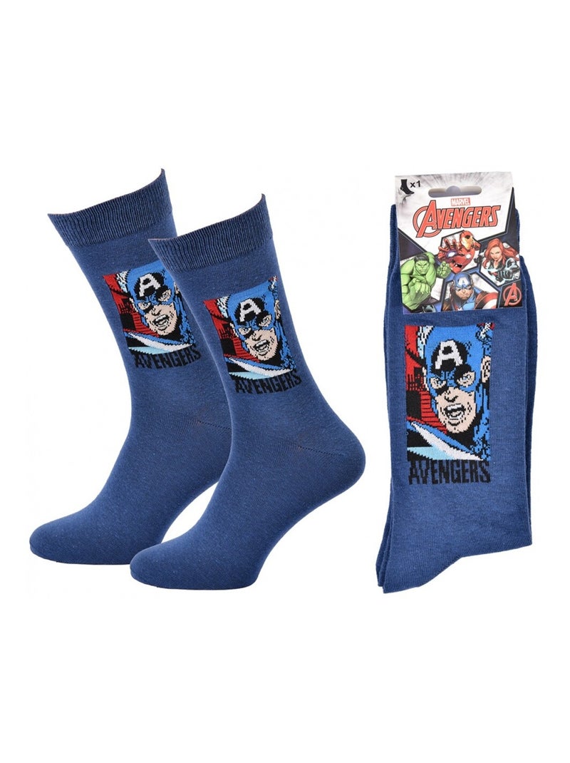 Calcetines Pack Regalo Hombre MARVEL AVENGERS Azul claro - Kiabi