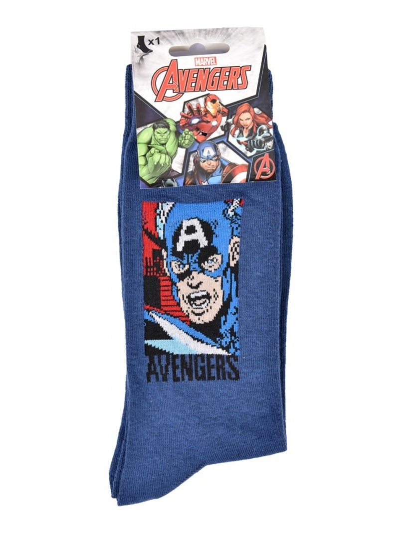 Calcetines Pack Regalo Hombre MARVEL AVENGERS Azul claro - Kiabi
