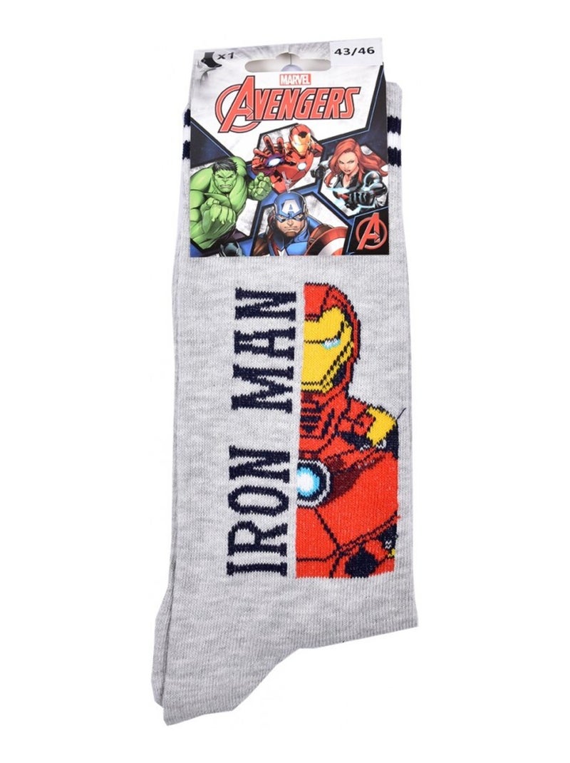 Calcetines Pack Regalo Hombre MARVEL AVENGERS Gris - Kiabi