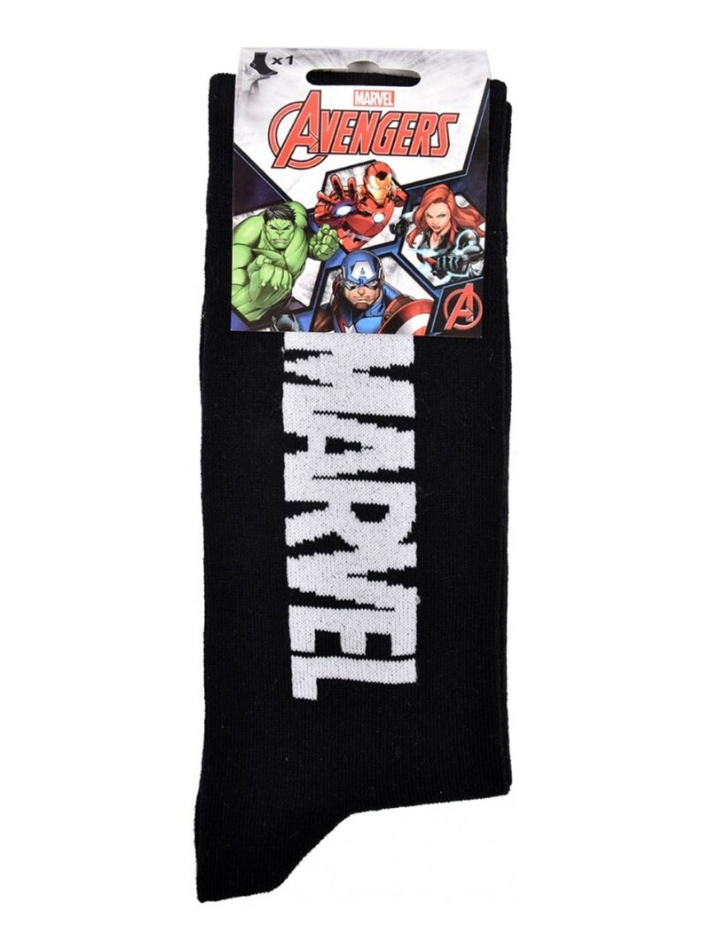 Calcetines Pack Regalo Hombre MARVEL AVENGERS Negro Blanco - Kiabi