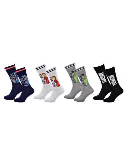 Calcetines Pack Regalos Hombre LICENCIA - Pack de 4 - Kiabi