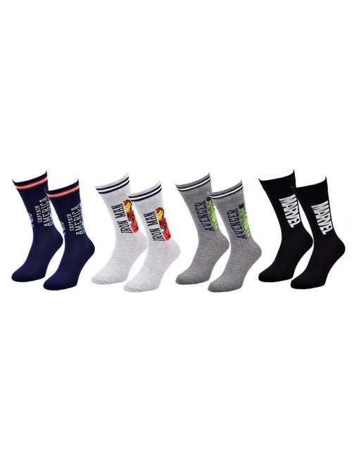 Calcetines Pack Regalos Hombre LICENCIA - Pack de 4 - Kiabi