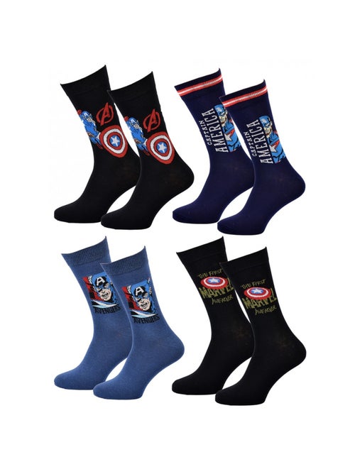 Calcetines Pack Regalos Hombre LICENCIA - Pack de 4 - Kiabi