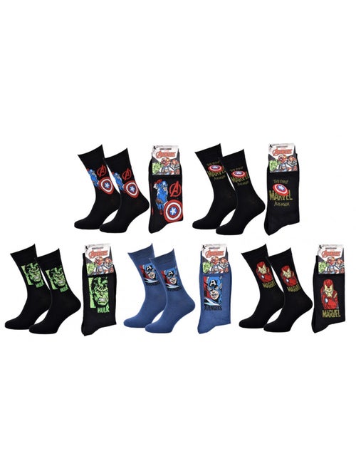 Calcetines Pack Regalos Hombre LICENCIA - Pack de 5 - Kiabi
