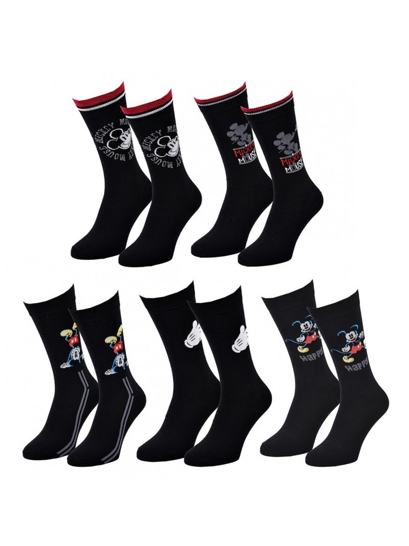 Calcetines Pack Regalos Hombre LICENCIA - Pack de 5 Negro Multicolor - Kiabi