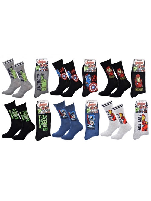 Calcetines Pack Regalos Hombre LICENCIA - Pack de 6 - Kiabi