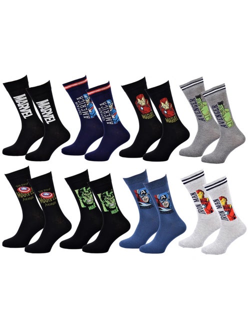 Calcetines Pack Regalos Hombre LICENCIA - Pack de 8 - Kiabi