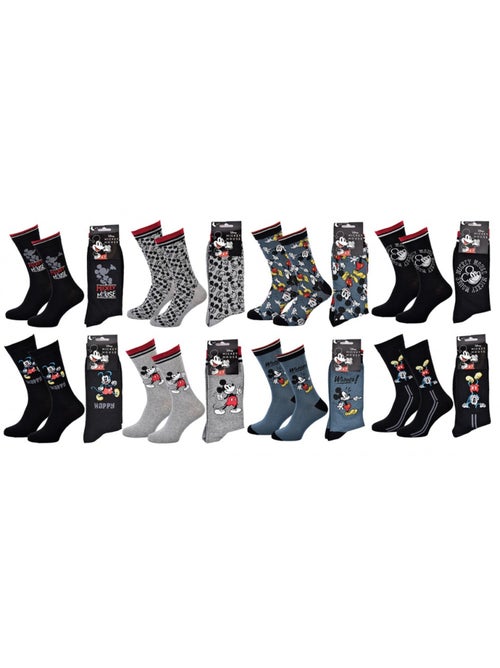Calcetines Pack Regalos Hombre LICENCIA - Pack de 8 - Kiabi