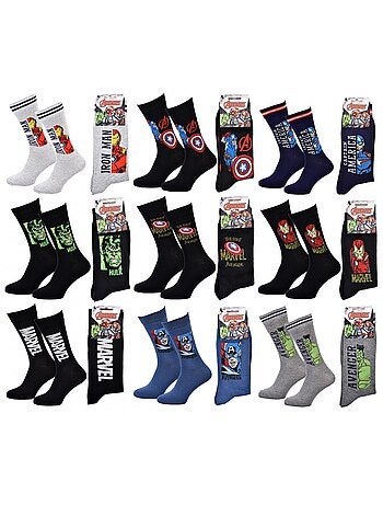 Calcetines Pack Regalos Hombre LICENCIA - Pack de 9