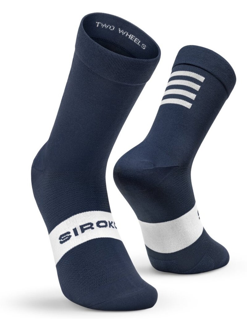 Calcetines para ciclismo ciclismo hombre y mujer s1  ancares Azul marino - Kiabi