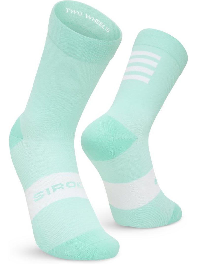 Calcetines para ciclismo ciclismo hombre y mujer s1  aqua Azul - Kiabi