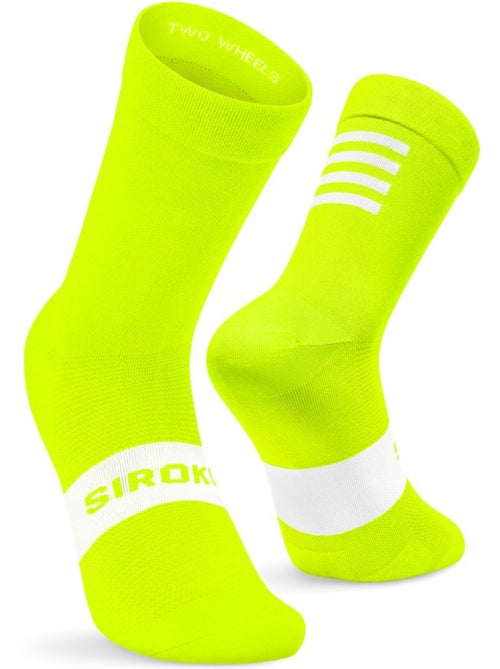 Calcetines para ciclismo ciclismo hombre y mujer s1 fluor montseny - Kiabi Calcetines para ciclismo ciclismo hombre y mujer s1 fluor montseny - Kiabi
