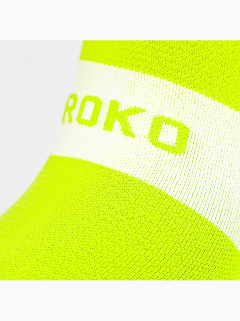 Calcetines para ciclismo ciclismo hombre y mujer s1 fluor montseny Amarillo - Kiabi