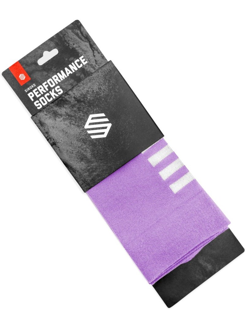 Calcetines para ciclismo ciclismo hombre y mujer s1 lilac etna Lavanda - Kiabi