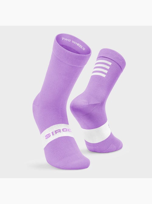 Calcetines para ciclismo ciclismo hombre y mujer s1 lilac etna - Kiabi Calcetines para ciclismo ciclismo hombre y mujer s1 lilac etna - Kiabi