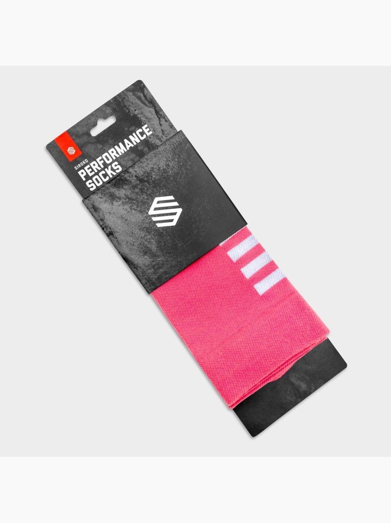 Calcetines para ciclismo ciclismo hombre y mujer s1  mauna kea Coral - Kiabi