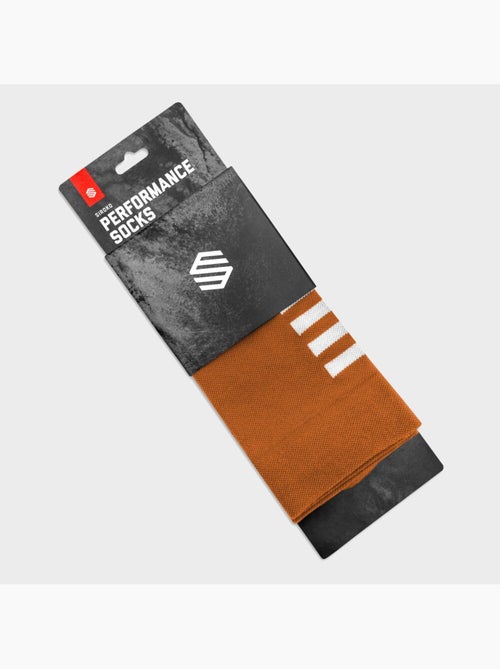 Calcetines para ciclismo ciclismo hombre y mujer s1 ochre major - Kiabi