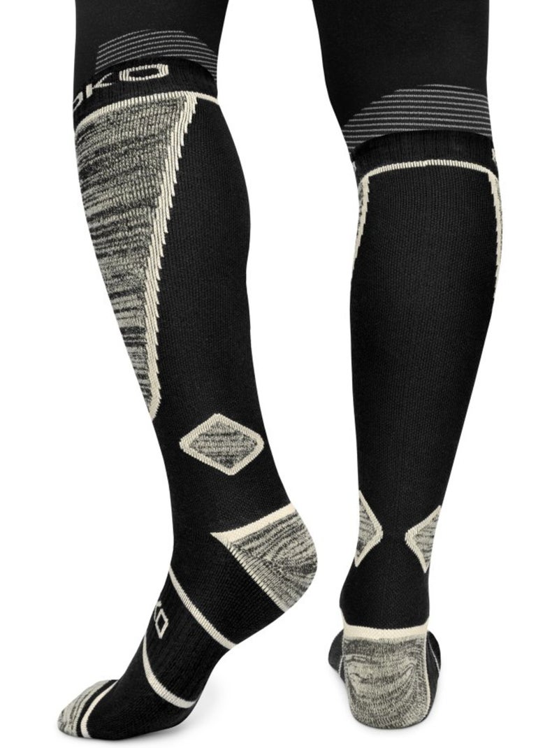 Calcetines para esquí esquí y nieve hombre y mujer daffy Negro - Kiabi