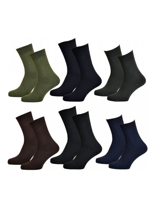 Calcetines para Hombre Mi Temporada Calor y Confort - Pack de 6 - Kiabi