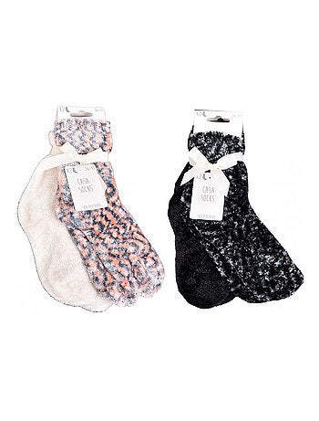 Calcetines para Mujer Casa Socks Tacto Suave - Pack de 4