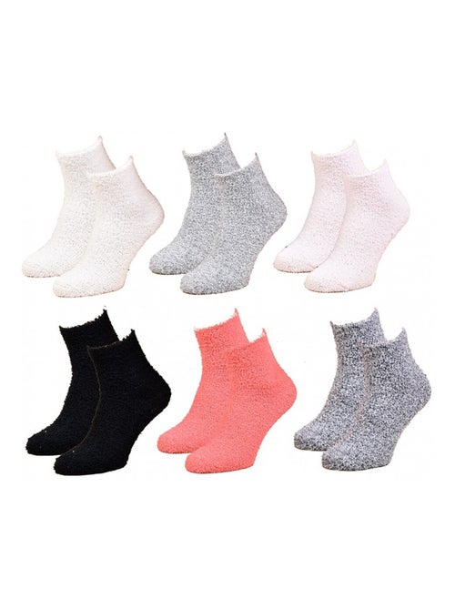 Calcetines para Mujer Casa Socks Toque Suave - Pack de 6 - Kiabi