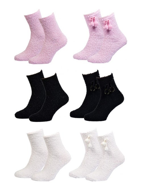 Calcetines para Mujer Casa Socks Toque Suave - Pack de 6 - Kiabi