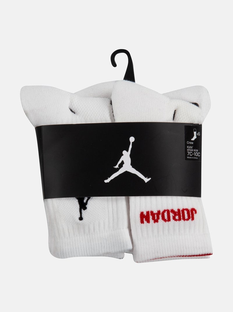 Calcetines para ponerse - Jordan Blanco - Kiabi