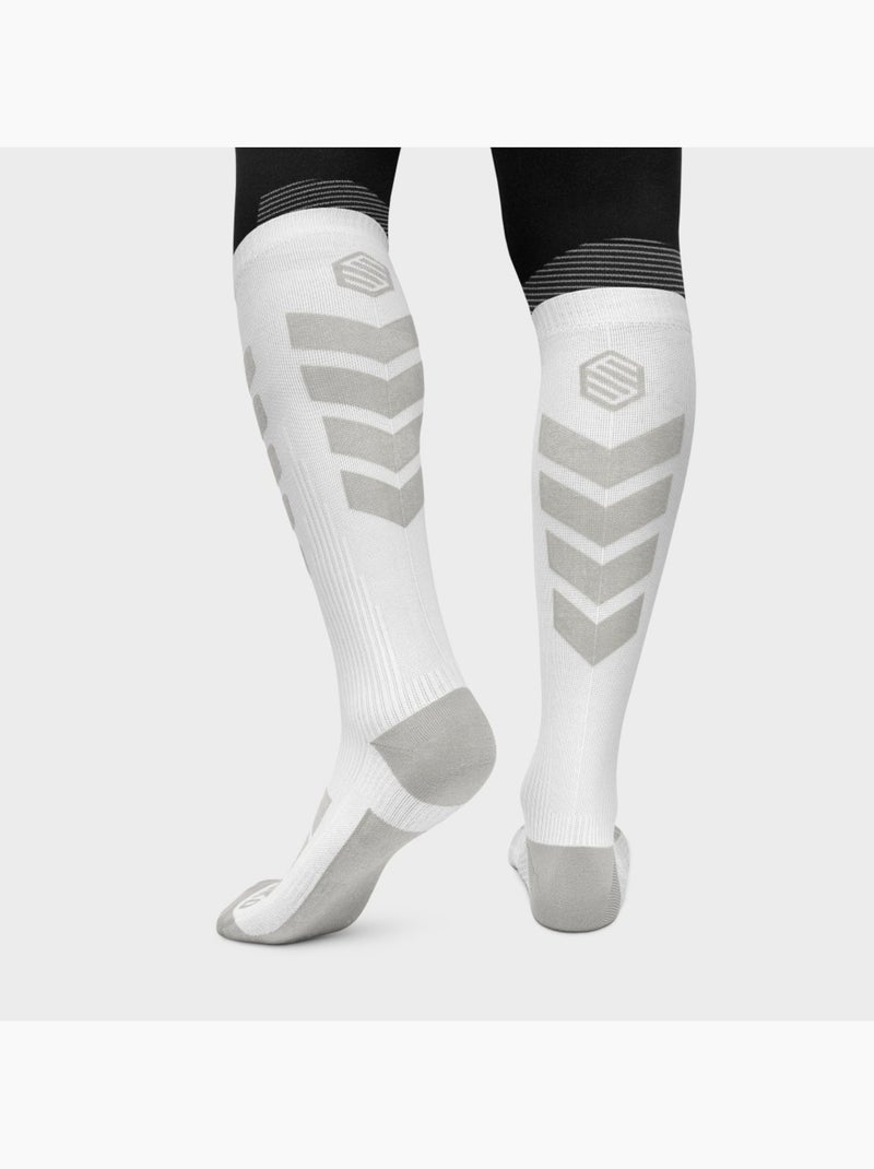 Calcetines para snowboard esquí y nieve hombre y mujer aoraki Blanco - Kiabi