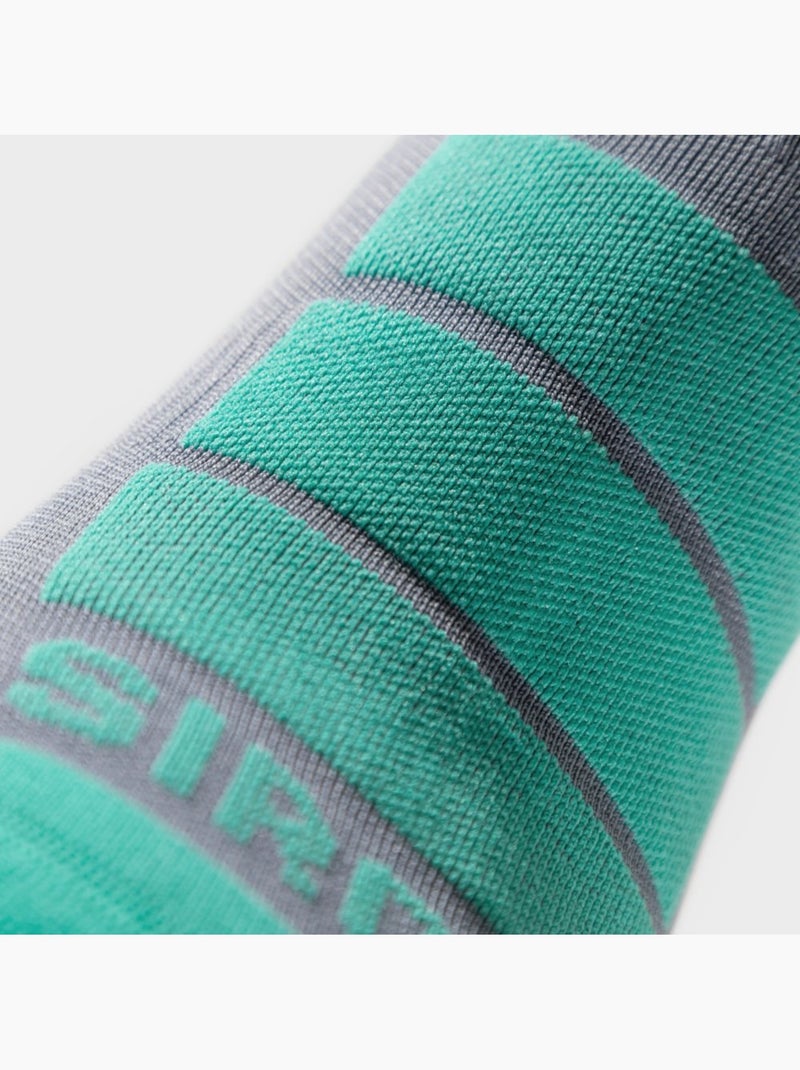 Calcetines para snowboard esquí y nieve hombre y mujer aoraki crevasse Blanco Gris - Kiabi