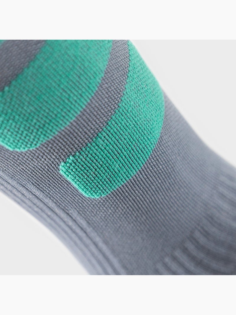 Calcetines para snowboard esquí y nieve hombre y mujer aoraki crevasse Blanco Gris - Kiabi