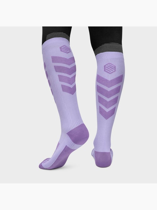 Calcetines para snowboard esquí y nieve hombre y mujer aoraki violet - Kiabi Calcetines para snowboard esquí y nieve hombre y mujer aoraki violet - Kiabi