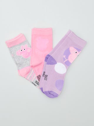 Calcetines 'Peppa Pig' - pack de 3