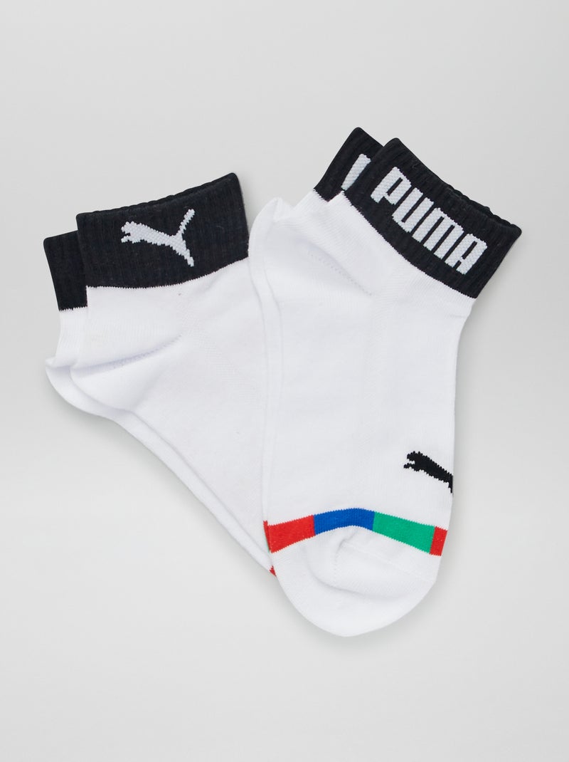 Calcetines 'Puma' - Pack de 2 BLANCO - Kiabi