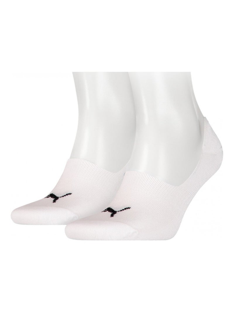 Calcetines PUMA Socquettes FOOTIES - Pack de 2 Blanco - Kiabi