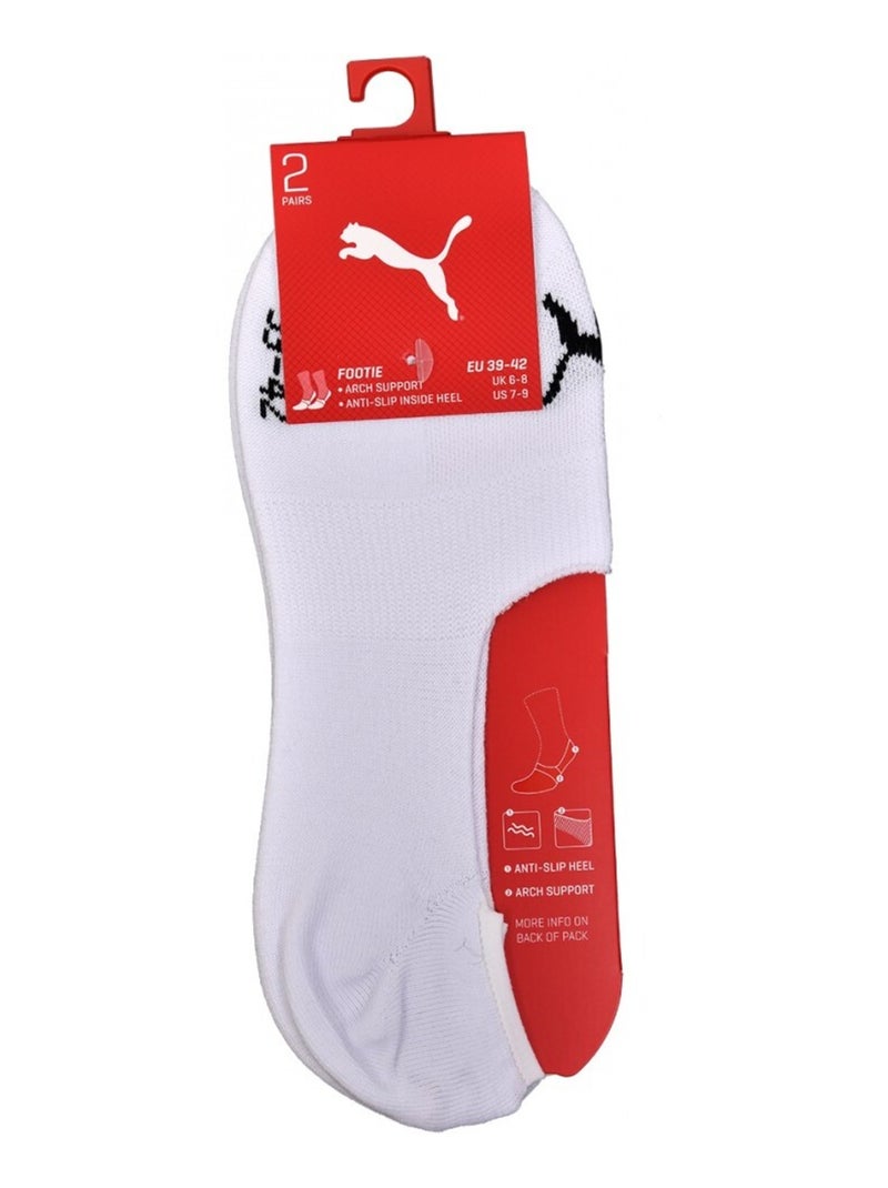 Calcetines PUMA Socquettes FOOTIES - Pack de 4 Negro Blanco - Kiabi
