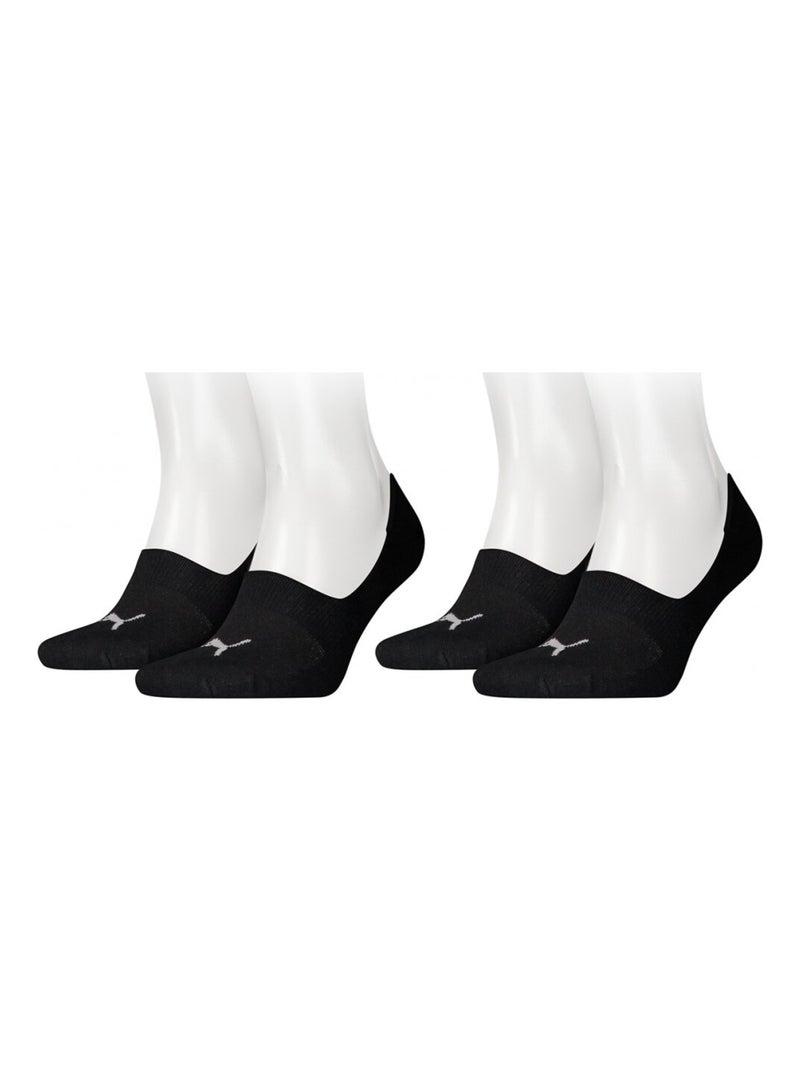 Calcetines PUMA Socquettes FOOTIES - Pack de 4 Negro Blanco - Kiabi