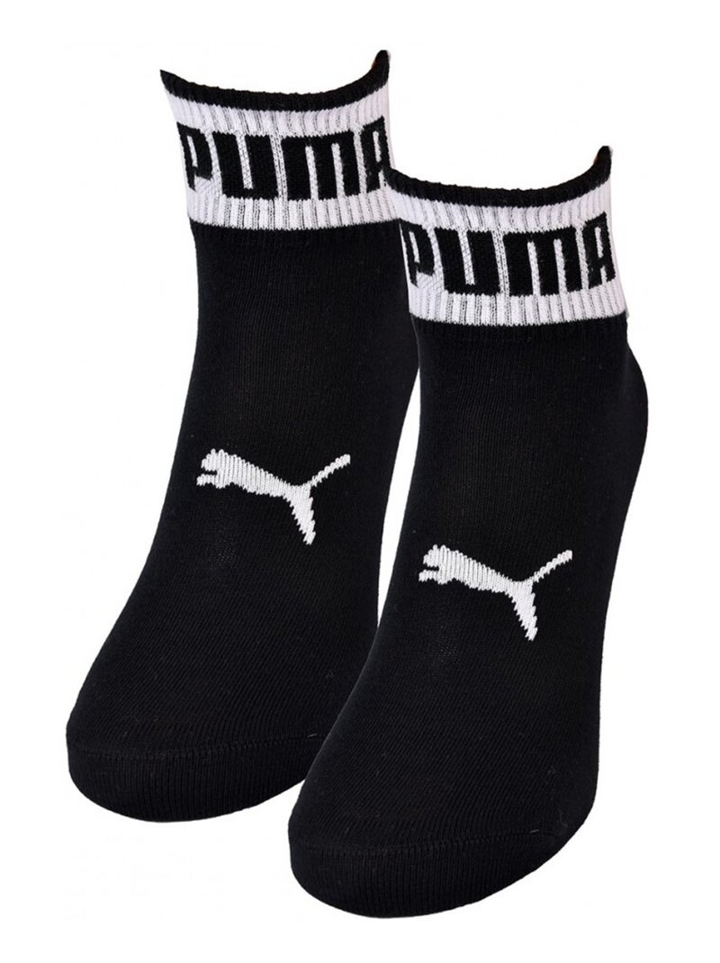 Calcetines QUARTER PUMA - Pack de 6 Negro Blanco Gris - Kiabi