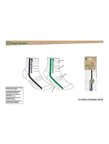 Calcetines QUARTER SERGIO TACCHINI Pack de 4 Pares