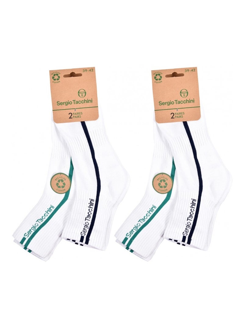 Calcetines QUARTER SERGIO TACCHINI Pack de 4 Pares Multicolor - Kiabi