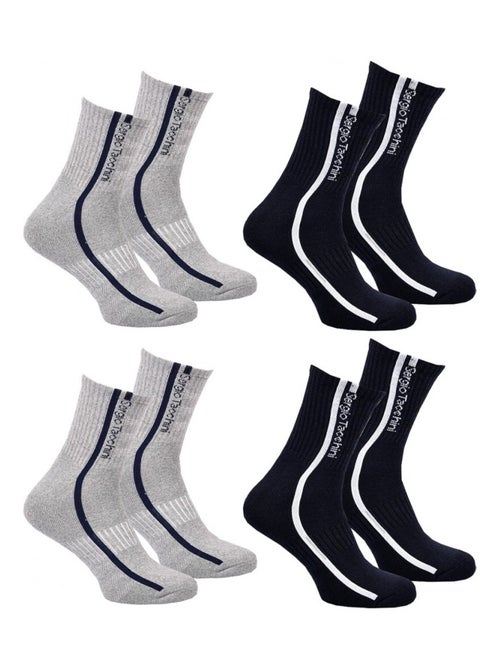 Calcetines QUARTER SERGIO TACCHINI Pack de 4 Pares - Kiabi