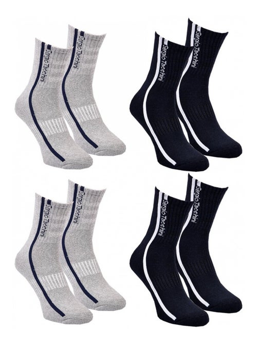 Calcetines QUARTER SERGIO TACCHINI Pack de 4 Pares - Kiabi