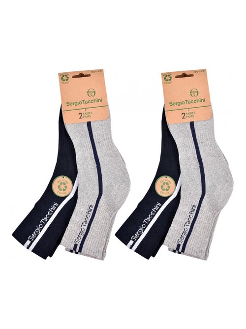 Calcetines QUARTER SERGIO TACCHINI Pack de 4 Pares - Kiabi