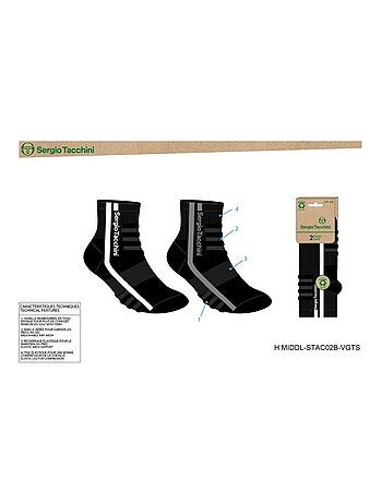 Calcetines QUARTER SERGIO TACCHINI Pack de 4 Pares