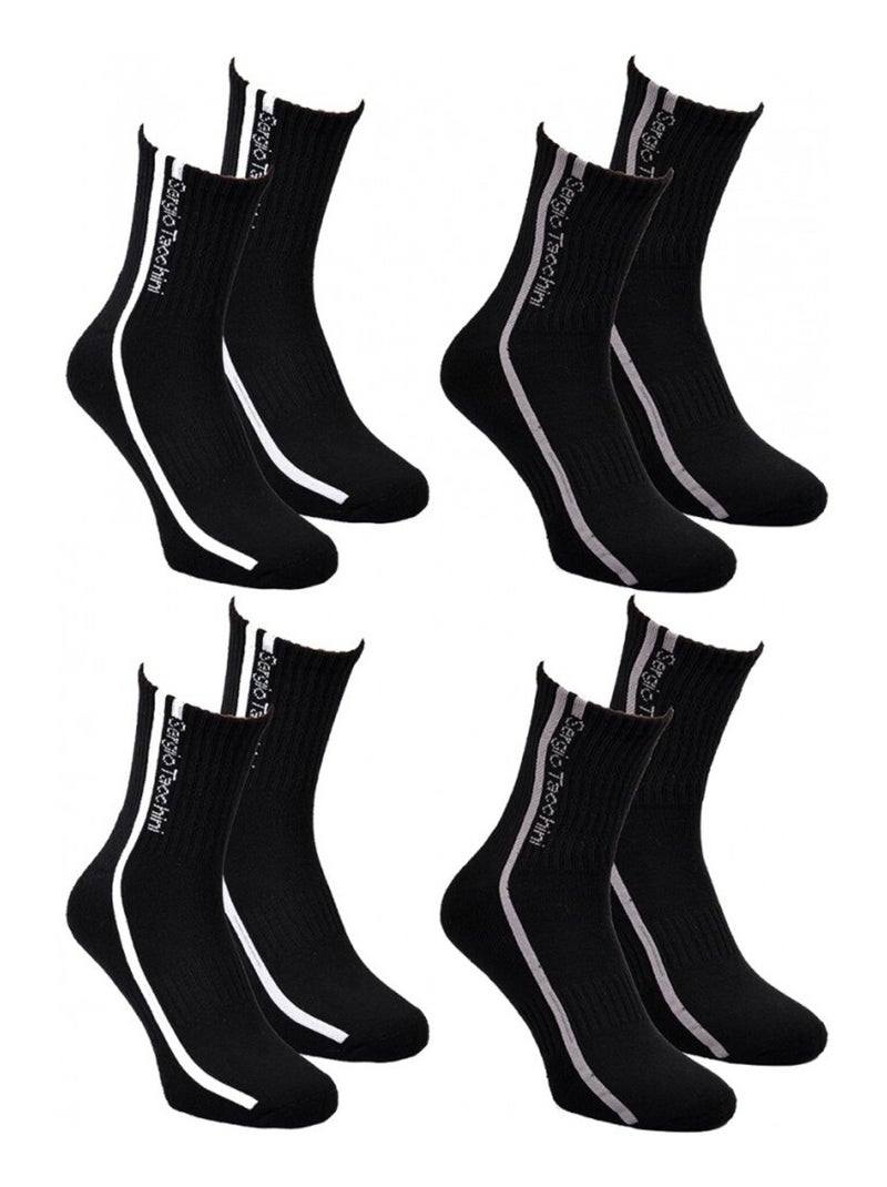 Calcetines QUARTER SERGIO TACCHINI Pack de 4 Pares Multicolor - Kiabi