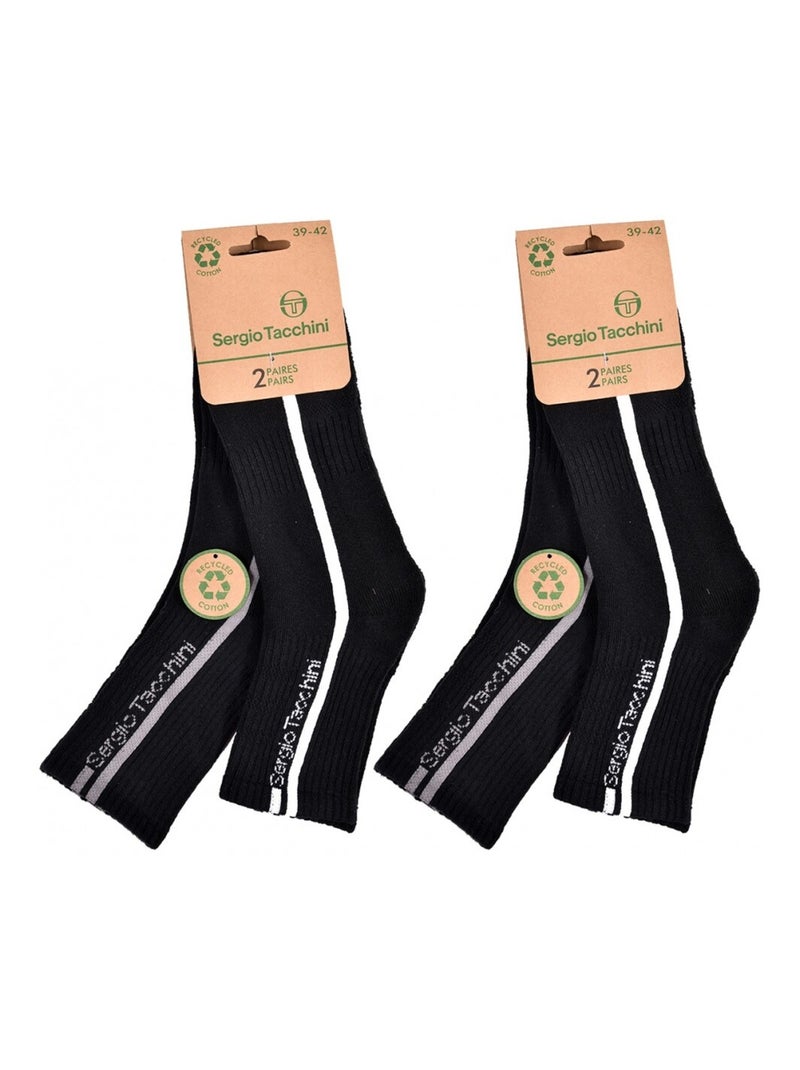 Calcetines QUARTER SERGIO TACCHINI Pack de 4 Pares Multicolor - Kiabi