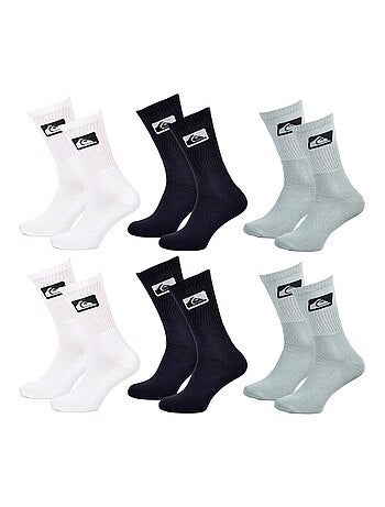 Calcetines QUIKSILVER CUSHIONED CREW - Pack de 6
