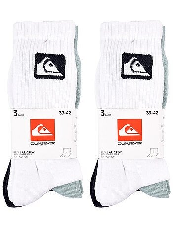 Calcetines QUIKSILVER CUSHIONED CREW - Pack de 6