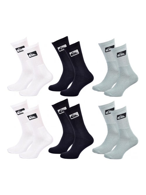Calcetines QUIKSILVER CUSHIONED CREW - Pack de 6 - Kiabi